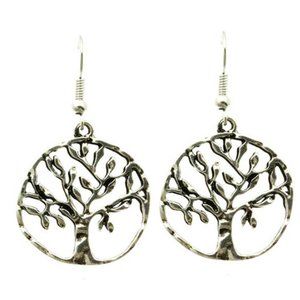Tree of Life Cut Out Earrings